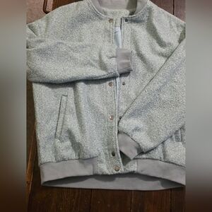 Women's Light Green Bomber Jacket